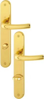 Produktbild von HOPPE Langschild-Garnitur  Tôkyô  Messing, poliert M1710RH/265 - 2335218