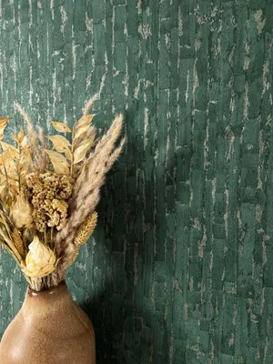 Produktbild von NEWROOM Tapete Kostja Dark Green Grün Vliestapete - Modern Linien Baumrinde  Germany