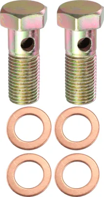 Image de 2 Ensemble Unique Banjo Boulon Frein Ajustement Adaptateur M14x1.5 Thread