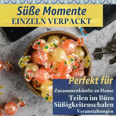 Produktbild von Perle di Sole Hartbonbons mit Zitronengeschmack 500 g