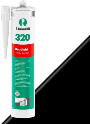 Produktbild von Ramsauer 320 Baudicht 1K Hybrid Dichtstoff 310ml Kartusche schwarz
