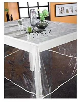 Immagine prodotto di Tovaglia trasparente in plastica 140x250 cm