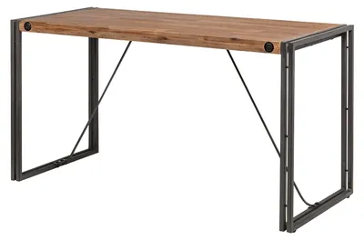 Produktbild von home24 Schreibtisch - Akazie Massiv / Metall