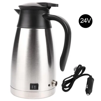 Image de Bouilloire électrique 24 V, 1000 ml, avec arrêt automatique, pour chauffer et faire bouillir de l'eau