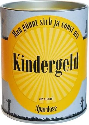 Produktbild von Spardose für Kindergeld, mit einem leicht abnehmbaren Deckel, 10 x 8 cm