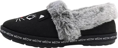 Produktbild von Skechers Bobs Too Cozy-Meow Pajama Damenschuhe Hausschuhe Schwarz Freizeit