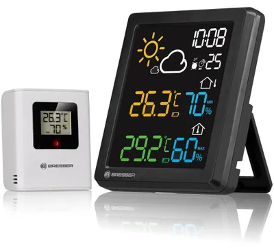 Obrázek produktu pro Počasová stanice Bresser MeteoCast Pico, bezdrátová, s externím senzorem, barevný displej