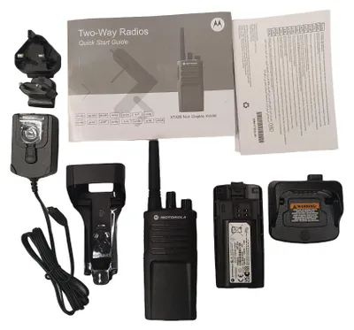 Produktbild von Motorola XT420, Mehrzweck-Radioservice (MURS), 16 Kanäle, 446.00625 - 446.19375 MHz, 8 Kanäle, Lithium-Ion (Li-Ion), 20 h