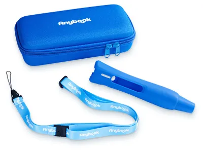 Produktbild von Anybook Pro Zubehörset mit Hartschalen-Tragetasche und verstellbarem Umhängeband