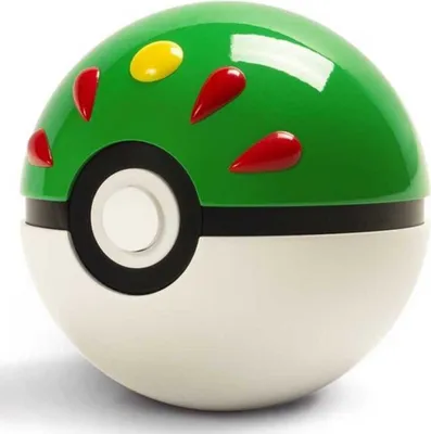 Produktbild von The Wand Company Pokéball Replik, Mehrfarbig, Diecast, 8 cm Durchmesser, Knopf mit Berührungs- & Näherungssensorik und Lichteffekt, inkl. Etui (9 x 10 x 10 cm)