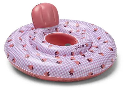 Produktbild von Swim Essentials Babyschwimmer – Rosa – Erdbeerfelder – 0/1 Jahr