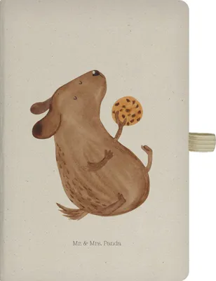 Produktbild von Mr. & Mrs. Panda Journal Hund Keks - Transparent - Geschenk, Hundemama, notizbuch, Leckerli, Tagebuch, Hungrig, Hundekekse, Adressbuch, Skizzenbuch, Sprüche, Kladde