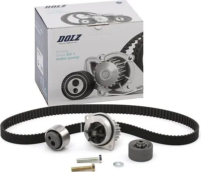 Produktbild von DOLZ KD010 Zahnriemensatz + Wasserpumpe für NISSAN MICRA II (K11) passend für PEUGEOT 106 II Schrägheck (1A, 1C) 106 I (1A, 1C) für CITROËN SAXO