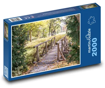 Zdjęcie produktu dla martinpuzzle - Puzzle 2000 - Most w parku jesienią