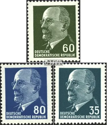 Produktbild von Briefmarken DDR 1964 Mi 1080,1331,1689 (kompl.Ausg.) gestempelt Staatsratsvorsitzender Ulbricht, Kleinformat (III)
