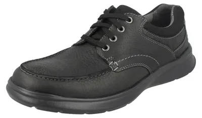 Productafbeelding van Clarks heren Cotrell Edge Derby, zwart (zwart, olieafwerking, leer), maat 45 EU