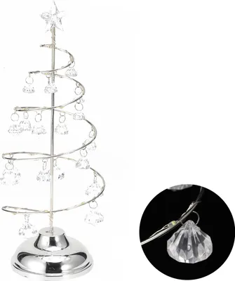 Obrázek produktu pro LED lampa na vánoční stromek Noční světlo pro vánoční slavnostní výzdobu Bílá