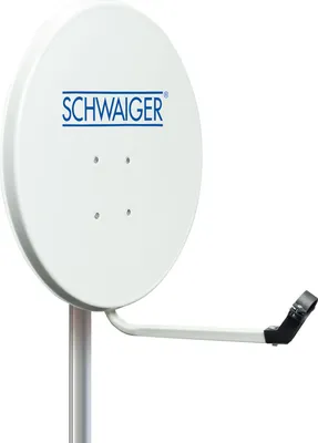 Produktbild von Stahl Satellitenschüssel 60 cm hellgrau