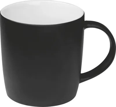 Produktbild von Porzellantasse / Kaffeetasse / Fassungsvermögen: 300 ml / Farbe: schwarz