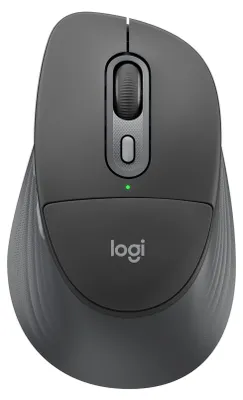 Produktbild von Logitech Signature Comfort Plus M850 L, rechts, Optisch, RF Wireless + Bluetooth, 4000 DPI, Graphit