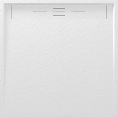 Produktbild von Granitan | Duschwanne VIVA - 100 x 100 cm - Weiß - Antirutsch-Oberfläche - Elegantes Design