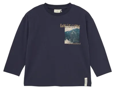 Produktbild von En Fant ENT-Shirt Jungen Kinder Longsleeve Langarmshirt Shirt mit Print Rundhals Baumwollmischung Regular fit