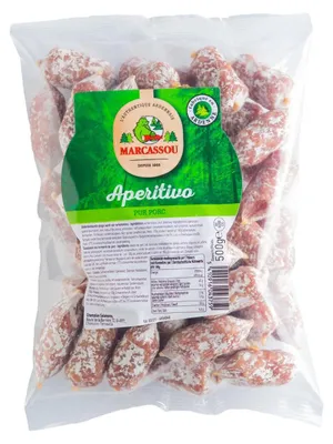 Produktbild von Marcassou Aperitive Salami 500g – Feine, würzige Salami, ideal als Snack oder Buffet