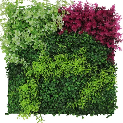 Produktbild von JANGAL Modular Wall Akustik 3D Paneele  520 x 520 mm Pink Mixed Flora Kunst Pflanzenwand Floral