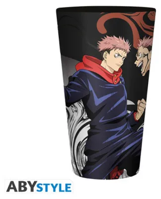 Produktbild von JUJUTSU KAISEN - Large Glass - 400ml - Itadori vs Sukuna