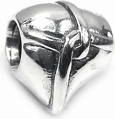 Produktbild von CarloBiagi Bead Charm Schmuck Element Herzknoten 925 Echt Silber BBS024