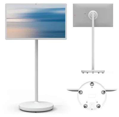 Produktbild von ZELURXX Mobiler Smart TV 32 Zoll FHD-Touchscreen, 1920×1080, 16 MP Kamera, 4×10 W Lautsprecher, Wireless Screen Mirroring, 5 Rollen