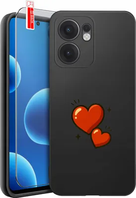 Image de Étui pour Oppo Reno 13 FS 5G | F 5G | Motifs | Cœur de la Saint-Valentin | Étui + verre