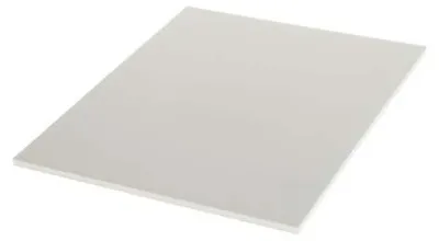 Produktbild von Schaumstoffplatte Weiß 27.9x35.5cm Bainbridge Lehmbeschichtet (1 St.)