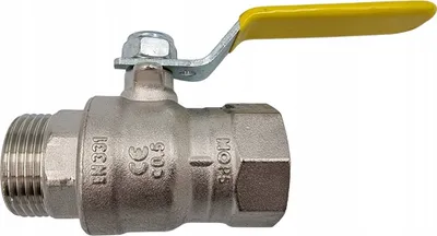 Immagine prodotto di Valvola A Sfera Per Gas In Ottone 1/2" Ig Con Manopola Del Gas Avvitata