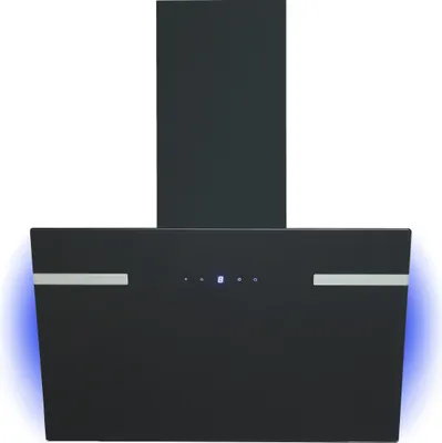 Immagine prodotto di Cofano aspirante Testa inclinata libera 60 cm nero Cofano a parete Respekta