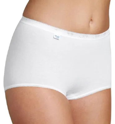Produktbild von Sloggi Damen Unterhose Basic+ Maxi , 3-Pack, 56, Weiß