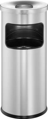 Obrázek produktu pro DURABLE Odpadkový koš 17L oválný s popelníkem SAFE, st?íbrná, 333223