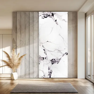Produktbild von HEXIM Marmorplatten Optik 2 Stück 280x122 cm SPC Kunststoff Innen & Außenbereich Granit Steinoptik - Duschrückwand Küchenrückwand Spritzschutz Küchenverkleidung (6,84 m² 2013B) A-Serie