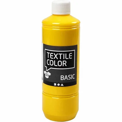 Produktbild von Creativ Company Textile Color, 500 ml, Gelb, Waschbar, 1 Stück(e)