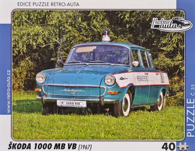 Productafbeelding van Puzzel nr. 33 - ŠKODA 1000 MB VB (1967), 40 stukjes