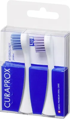 Produktbild von Hydrosonic POWER 2x Aufsteckbürsten - kraftvoll, sanft & optimal für schwer erreichbare Stellen, Size:Hydrosonic POWER