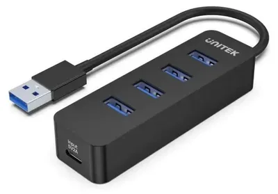 Image de UNITEK HUB USB-A 4 ports USB-A 3.1. ACTIF. 10 W. H1117A