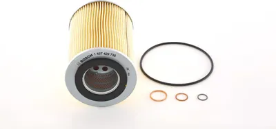 Produktbild von Ölfilter BOSCH 1 457 429 735 Filtereinsatz passend für MERCEDES-BENZ OH Series LK/LN2 SK MK NG