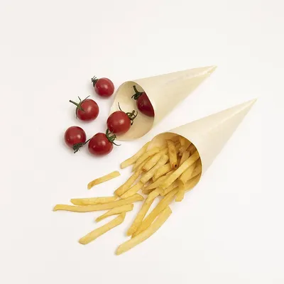 Zdjęcie produktu dla Pojemnik Fingerf Drewniany 12 Cm 50 Sztuk Gastronomic House