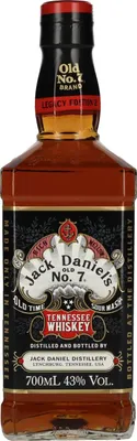 Image de Jack Daniel's Sour Mash Tennessee Whiskey LEGACY EDITION No. 2 - BLACK DESIGN 43% Vol. 0,7l