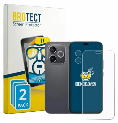 Produktbild von 2x Für Honor 600 Lite (Display+Kamera) Schutzfolie BROTECT Displayschutz Display Schutz Folie Klar Transparent