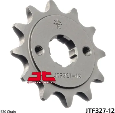 Produktbild von Ritzel 12 Zähne Teilung 520 Typ JTF327 für Honda CRF 125 230 / CRM NSR VT XL 125 / XR 250 R / Kymco Mxer MXU 50