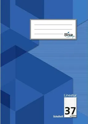Produktbild von Schulheft A4 - Lineatur 37 - liniert mit Doppelrand - 16 Blatt