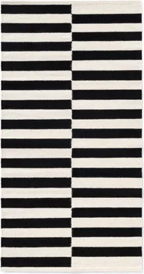 Immagine prodotto di Hanse Home Vika Tappeto in lana Vika Nero Naturale Bianco