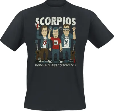 Produktbild von Scorpios - Raise A Glass, T-Shirt
